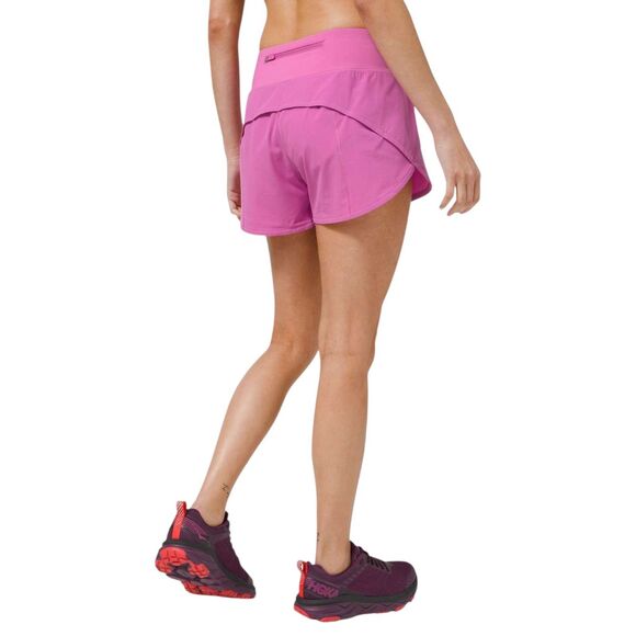 Lululemon Speed Up Mid-Rise Short *4" Magenta Glow - Picture 7 of 8